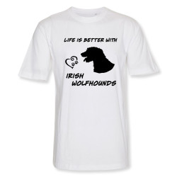 Irländsk Varghund - herr T-shirt