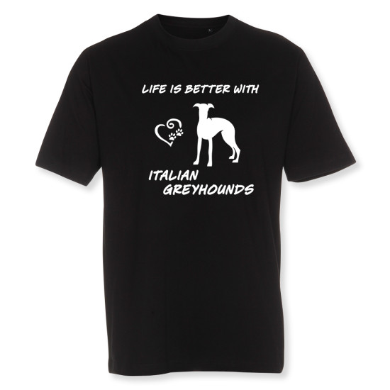 Herr T-shirt med Italiensk Vinthund motiv - Torshammarens