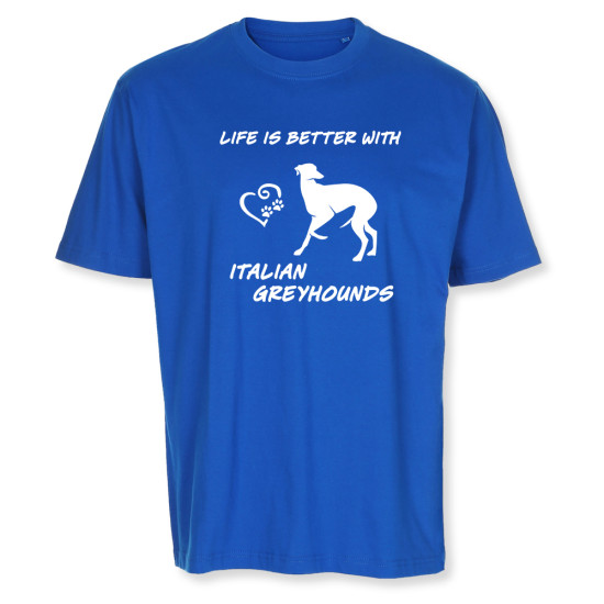 Herr T-shirt med Italiensk Vinthund motiv - Torshammarens