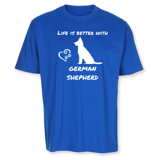 Herr T-shirt med Schäferhund motiv - Torshammarens