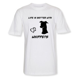 Whippet - herr T-shirt