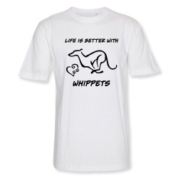 Whippet - herr T-shirt