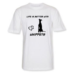 Whippet - herr T-shirt
