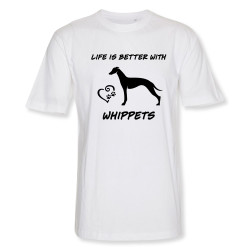 Whippet - herr T-shirt