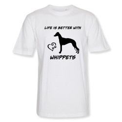 Whippet - herr T-shirt
