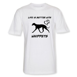 Whippet - herr T-shirt