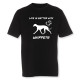 Herr T-shirt med Whippet motiv - Torshammarens