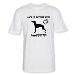 Whippet - herr T-shirt