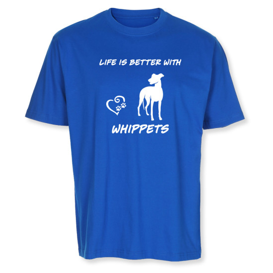 Herr T-shirt med Whippet motiv - Torshammarens