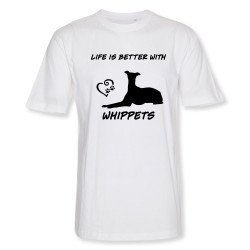 Whippet - herr T-shirt