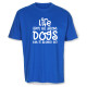 Herr T-shirt med hundmotiv - Torshammarens