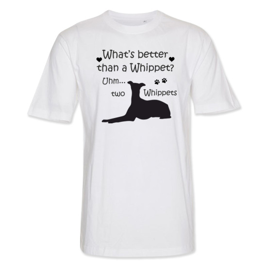 Herr T-shirt med Whippet motiv - Torshammarens