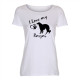 Dam T-shirt med Borzoi motiv - Torshammarens