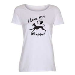 Whippet - dam t-shirt