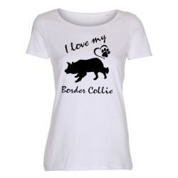 Border Collie - dam t-shirt