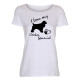 Dam T-shirt med Cocker Spaniel motiv - Torshammarens