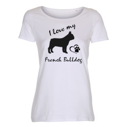Fransk Bulldog - dam t-shirt