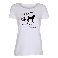 Jack Russel Terrier - dam t-shirt
