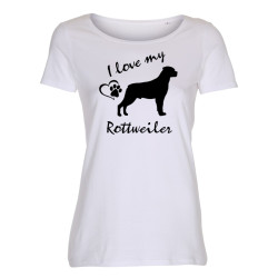 Rottweiler - dam t-shirt
