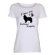 Dam T-shirt med Shetland Sheepdog motiv - Torshammarens
