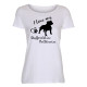 Dam T-shirt med Staffordshire Bullterrier motiv - Torshammarens