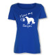 Dam T-shirt med Borzoi motiv - Torshammarens