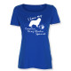 Dam T-shirt med Cavalier King Charels Spaniel motiv - Torshammarens