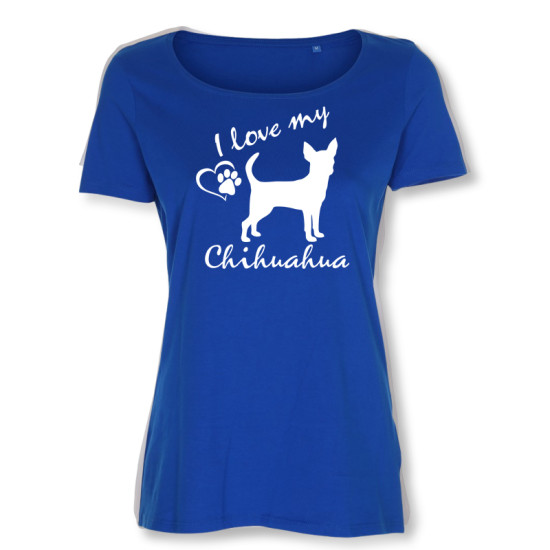 Dam T-shirt med Chihuhua motiv - Torshammarens
