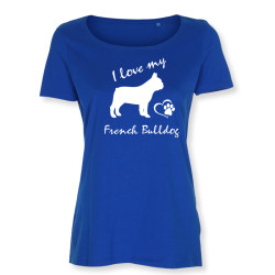 Fransk Bulldog - dam t-shirt