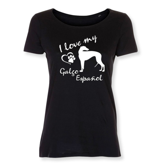 Dam T-shirt med Galgo Español motiv - Torshammarens