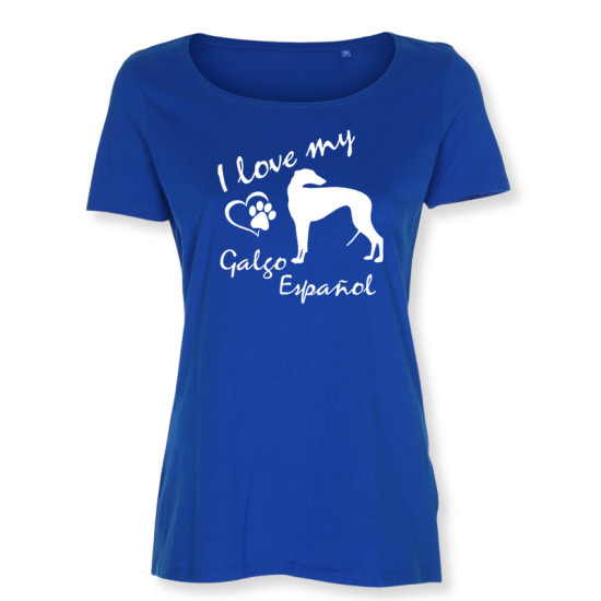 Dam T-shirt med Galgo Español motiv - Torshammarens