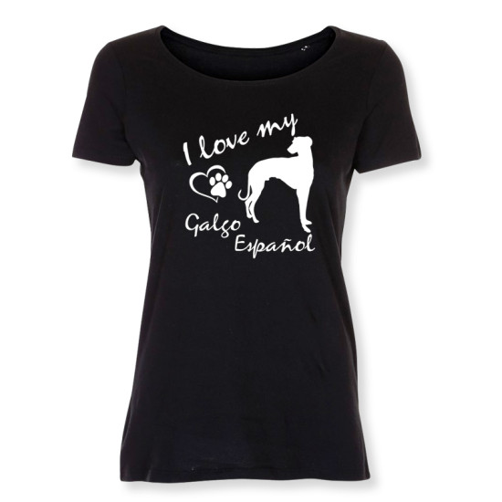 Dam T-shirt med Galgo Español motiv - Torshammarens