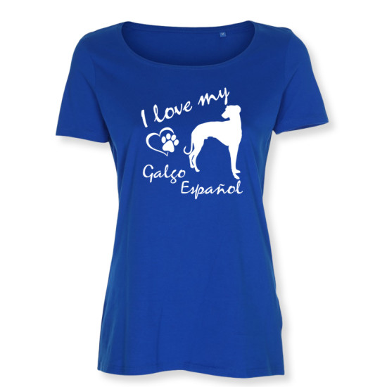 Dam T-shirt med Galgo Español motiv - Torshammarens