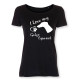 Dam T-shirt med Galgo Español motiv - Torshammarens
