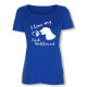 Dam T-shirt med Irländsk Varghund motiv - Torshammarens
