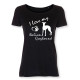 Dam T-shirt med Italiensk Vinthund  motiv - Torshammarens