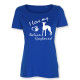 Dam T-shirt med Italiensk Vinthund  motiv - Torshammarens