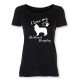 Dam T-shirt med Shetland Sheepdog motiv - Torshammarens