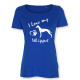 Dam T-shirt med Whippet motiv - Torshammarens