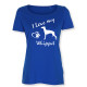 Dam T-shirt med Whippet motiv - Torshammarens