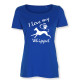 Dam T-shirt med Whippet motiv - Torshammarens