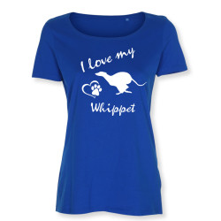Whippet - dam t-shirt