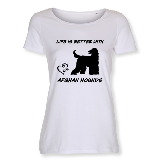 Dam T-shirt med Afghan motiv - Torshammarens