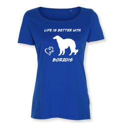 Borzoi - dam t-shirt