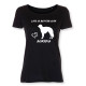 Dam T-shirt med Borzoi motiv - Torshammarens