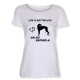 Dam T-shirt med Galgo Español motiv - Torshammarens