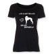 Dam T-shirt med Galgo Español motiv - Torshammarens