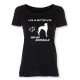 Dam T-shirt med Galgo Español motiv - Torshammarens