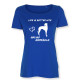 Dam T-shirt med Galgo Español motiv - Torshammarens