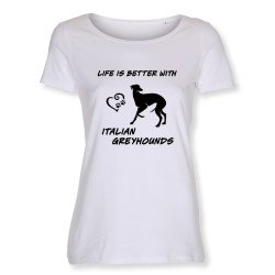 Italiensk Vinthund - dam t-shirt